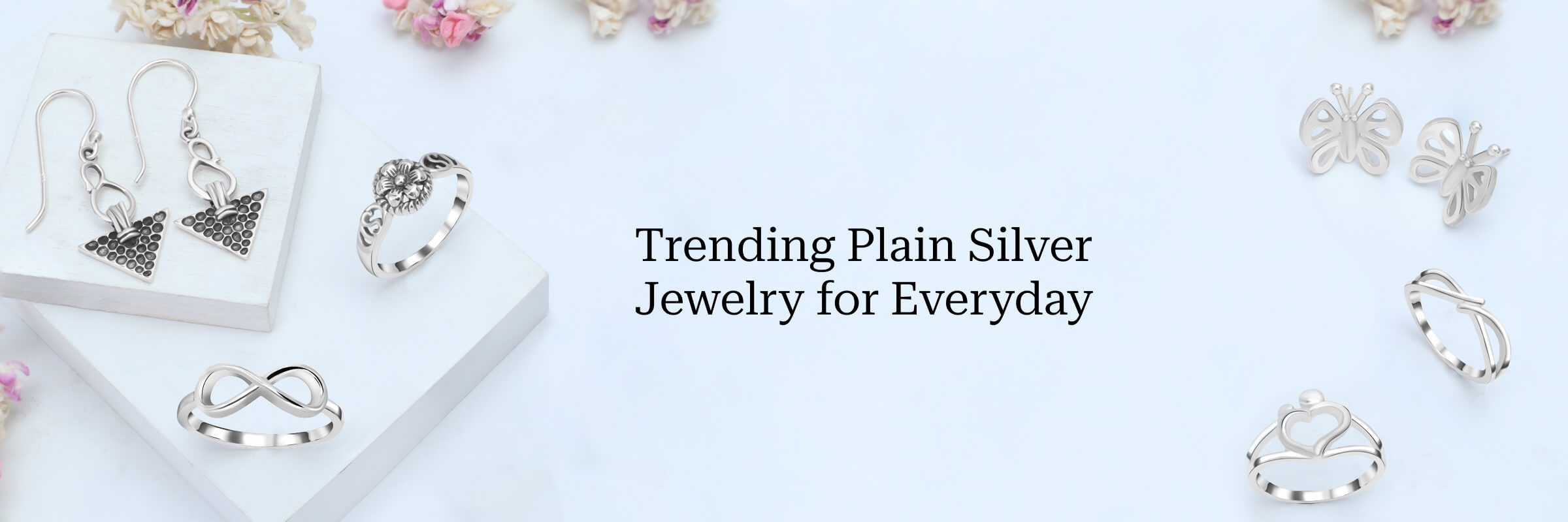 Trending Plain Silver Jewelry