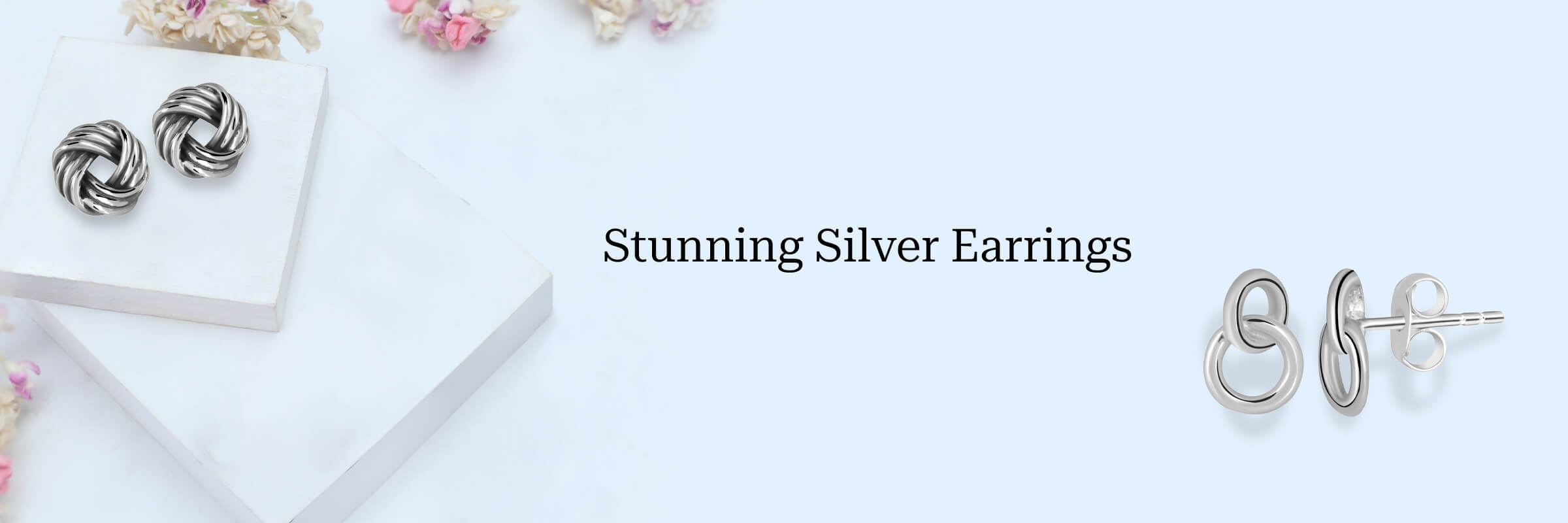 Plain Silver Earring