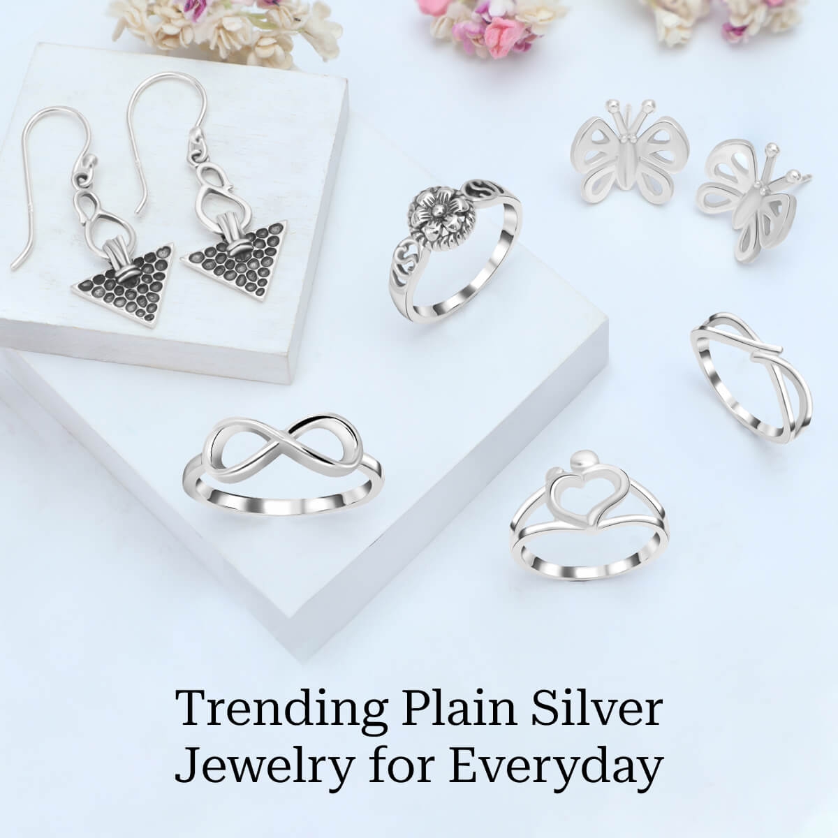 Trending Plain Silver Jewelry