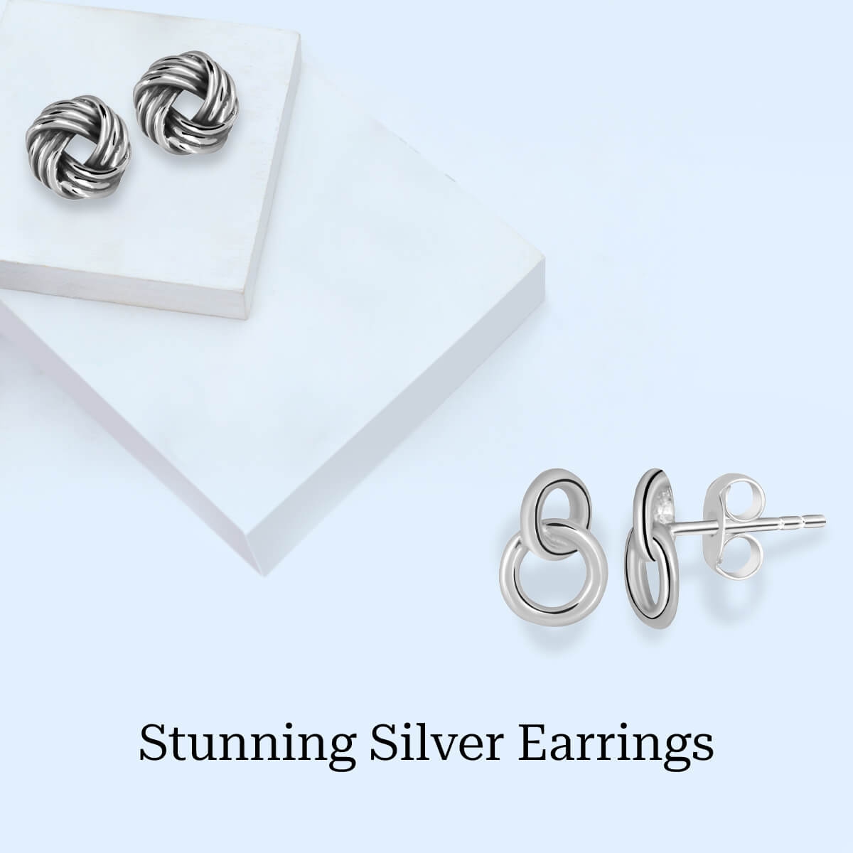 Plain Silver Earring