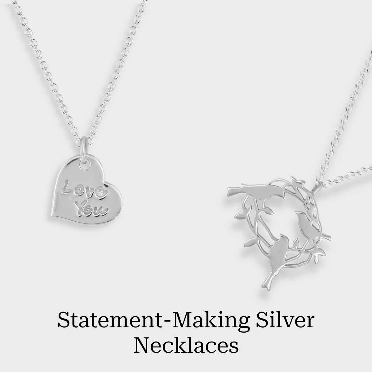 Plain Silver Necklace Plain Silver Necklace