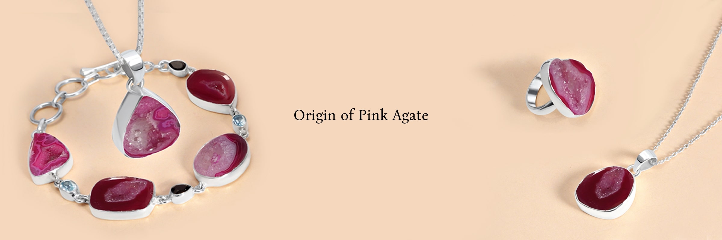 How is Pink Agate formed?