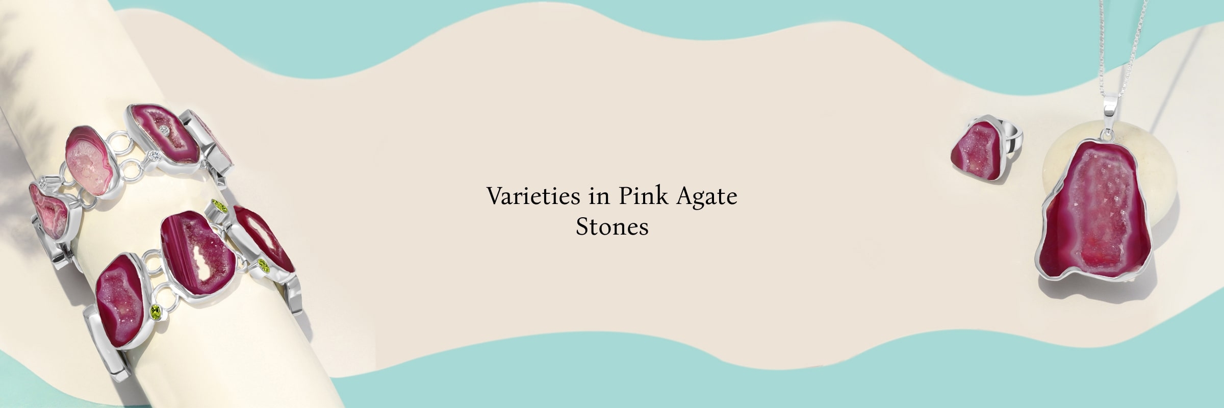 Types of pink agate