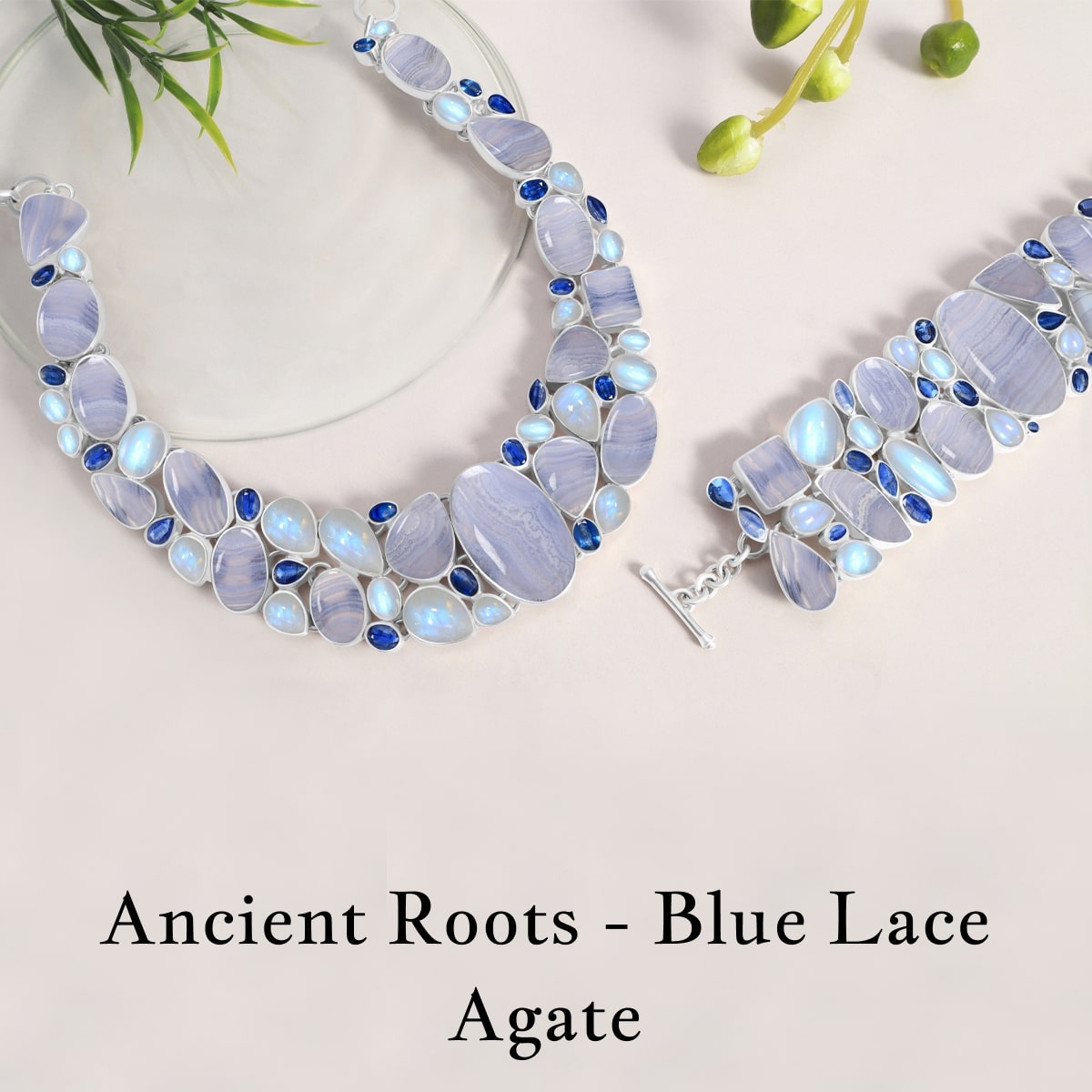 Blue Lace Agate Elegance Where Softness Meets Sky Hues