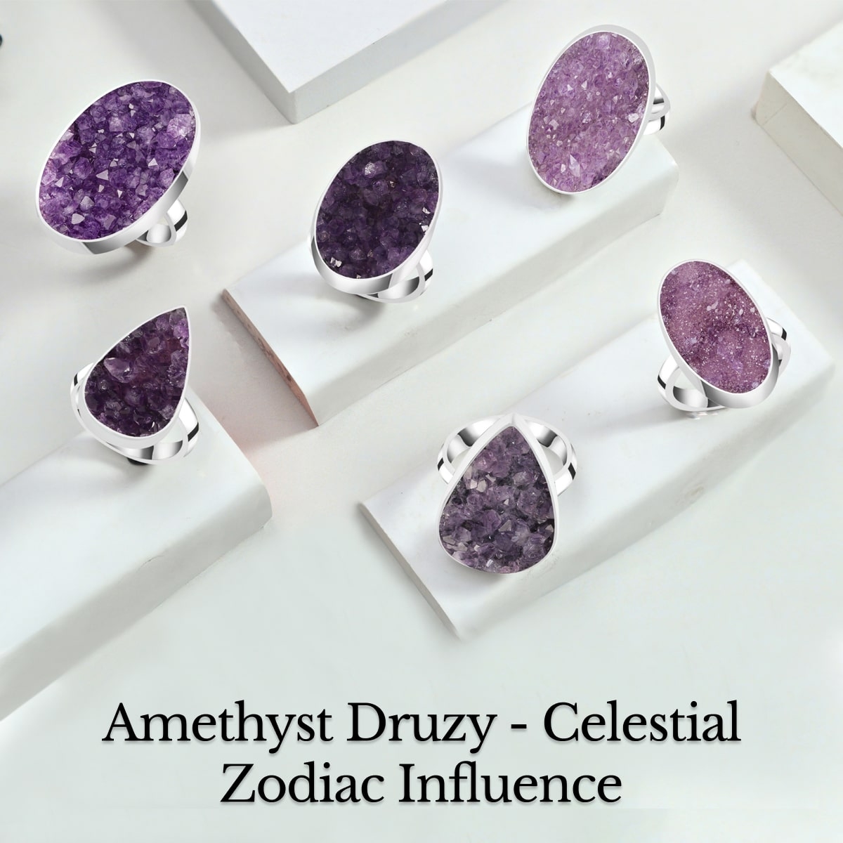 Amethyst Druzy Zodiac Association