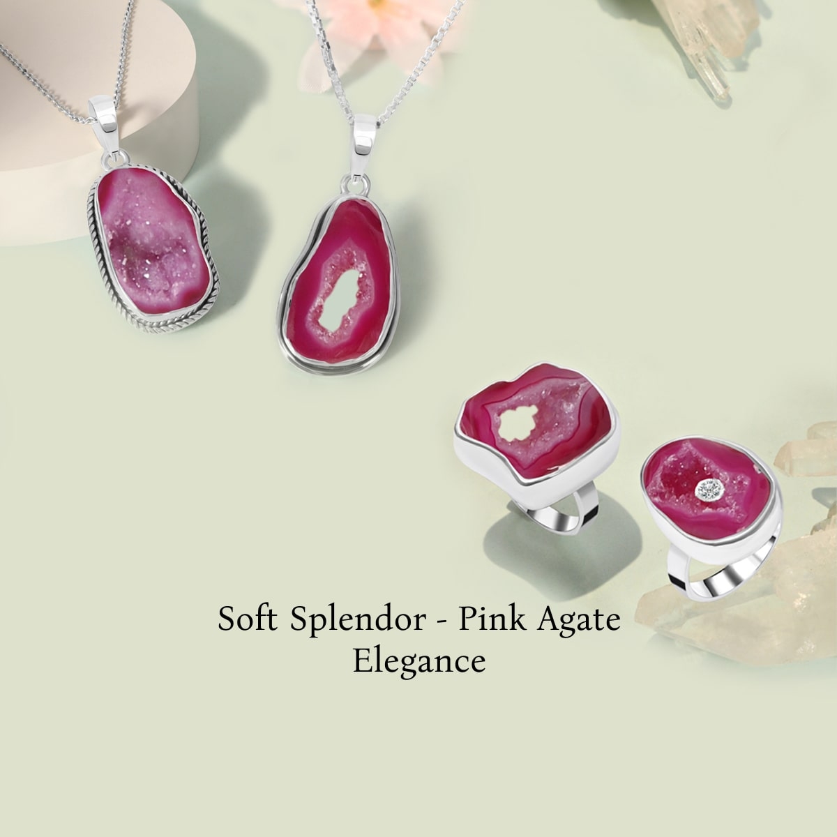 Pink Agate Elegance: Unveiling the Soft Splendor of Romance Pink Agate