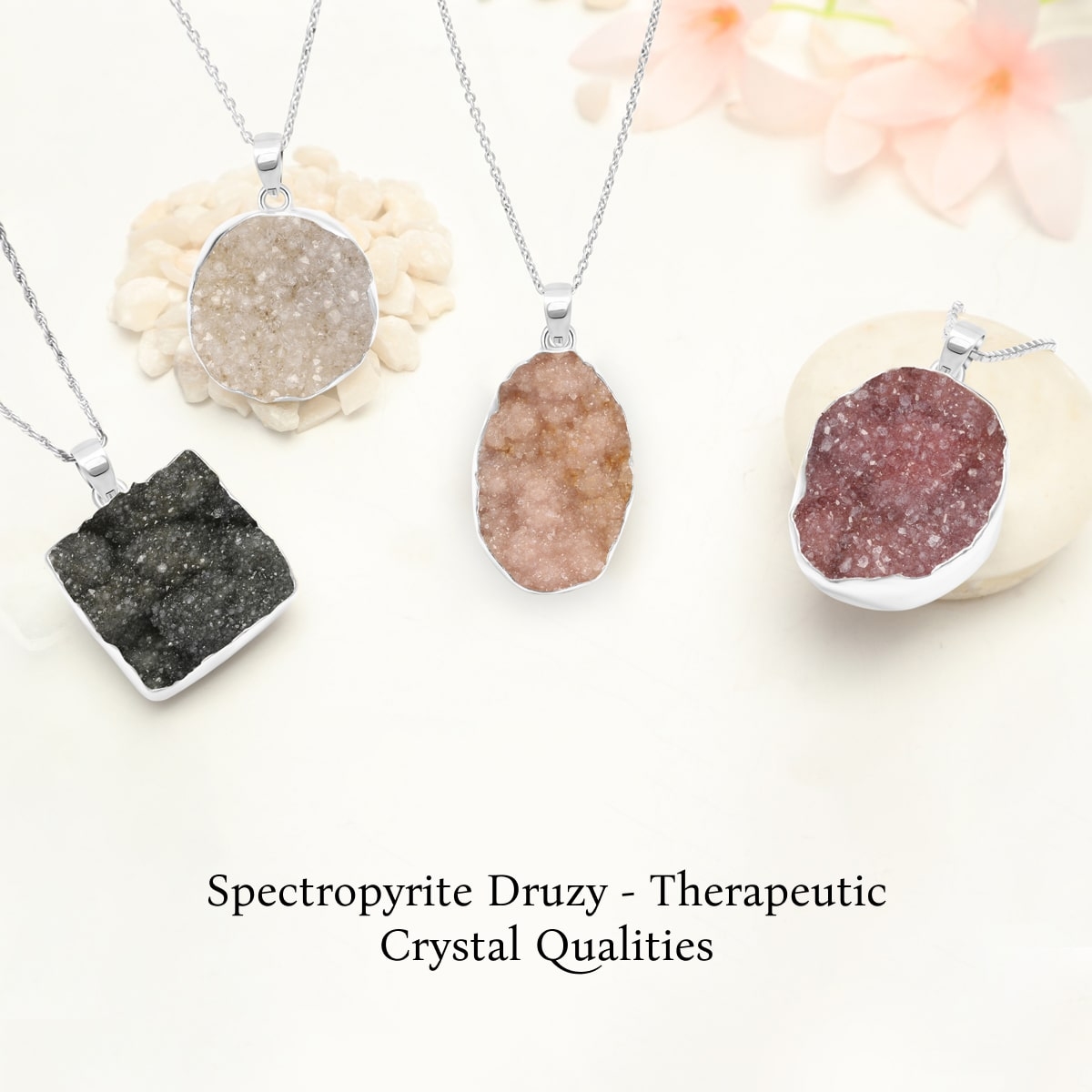 Healing Properties of Spectropyrite Druzy Crystal