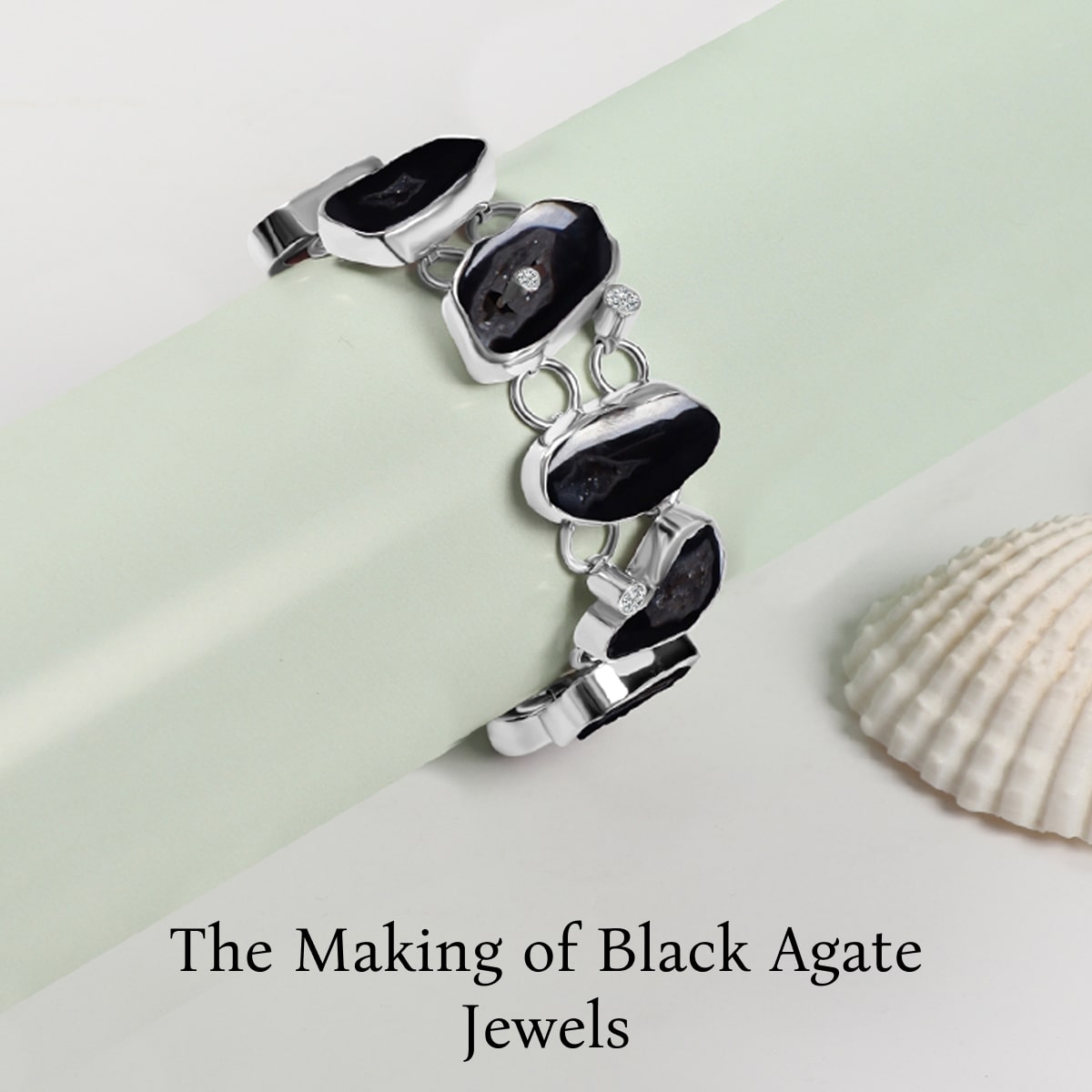 The Formation Process of Black Agate Jewel
