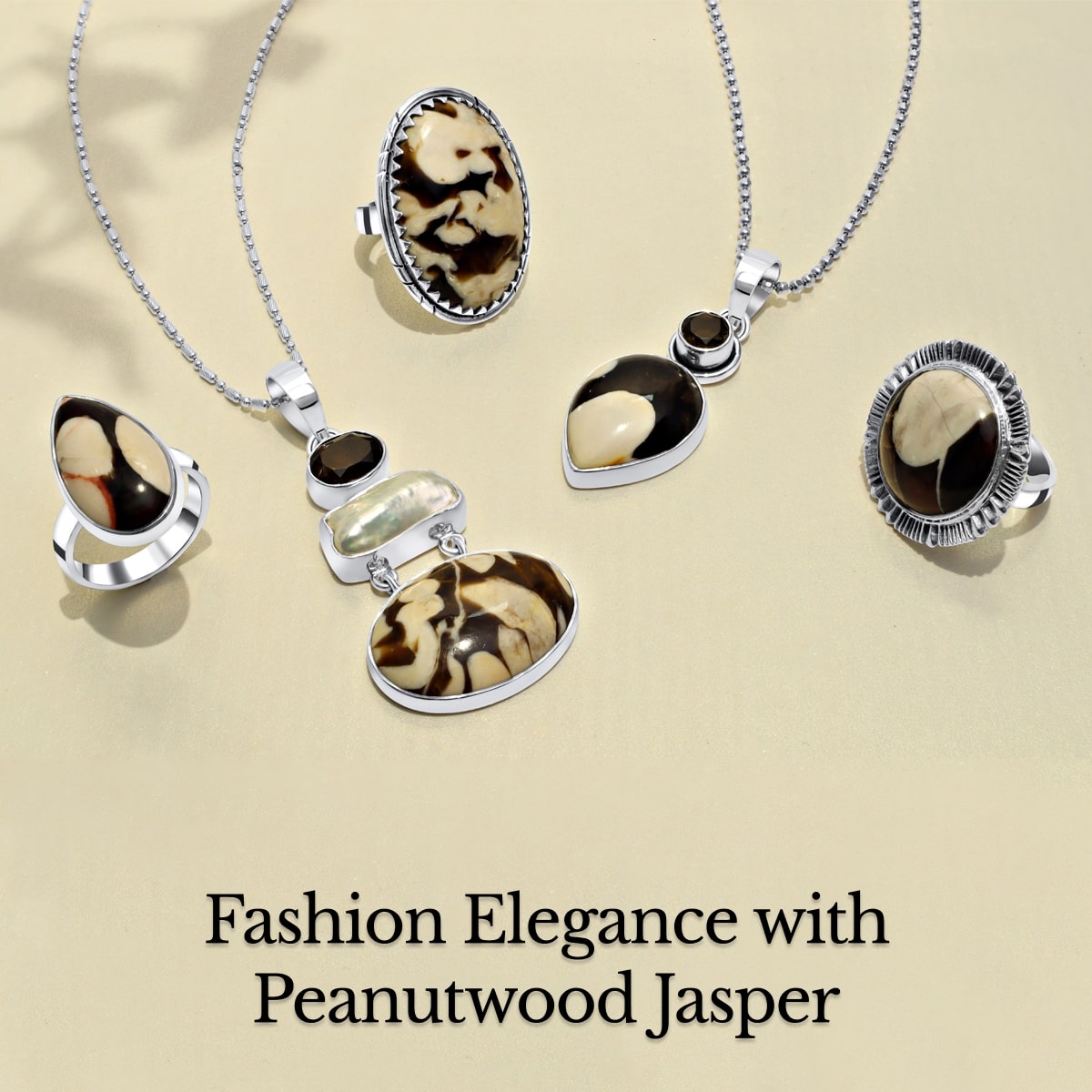 Peanutwood Jasper Jewelry