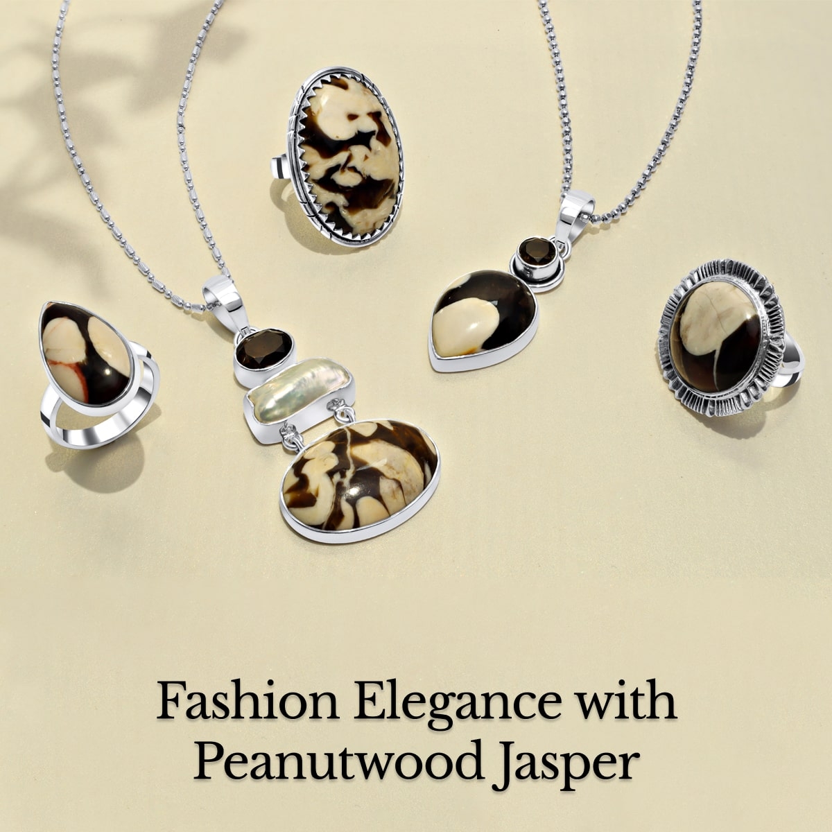 Trendsetters' Choice: Peanutwood Jasper Jewelry for Fashion Forward Individuals Peanutwood Jasper Jewelry