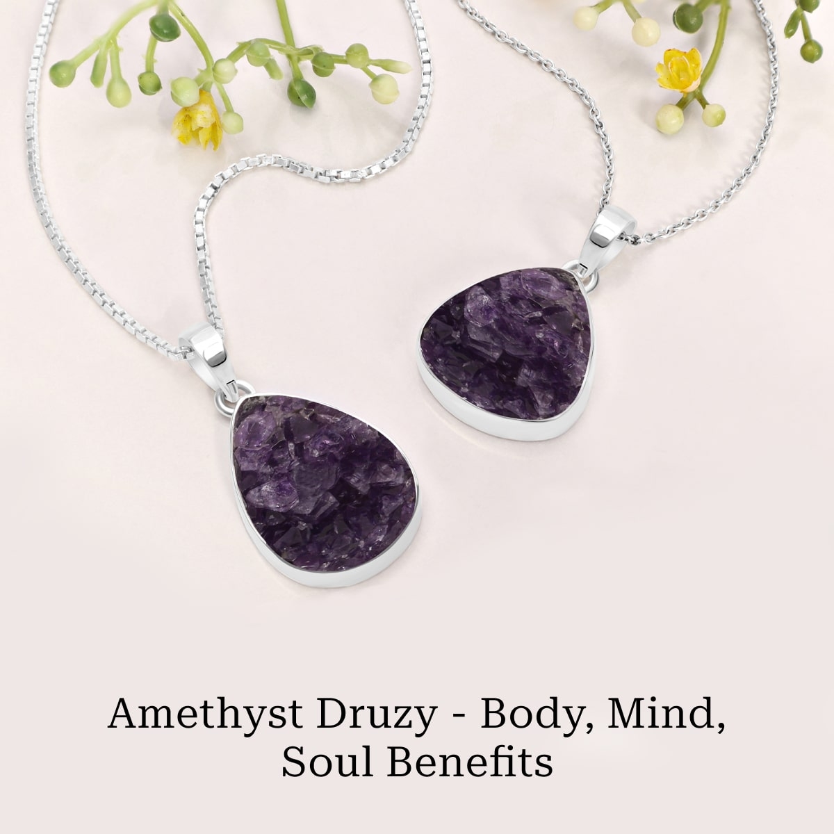 Benefits of Amethyst Druzy Crystal to Body, Mind & Soul Benefits of Amethyst Druzy Crystal to Body, Mind & Soul