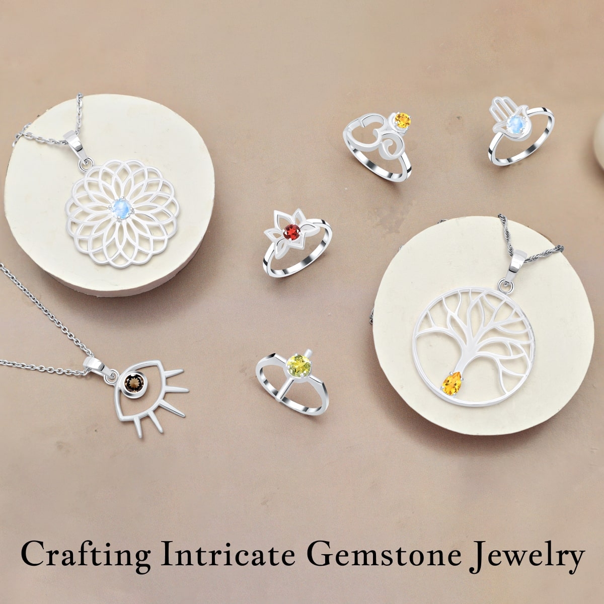The Intricate Process of Gemstone Jewelry Creation: Before we made the gemstone jewelry reach you