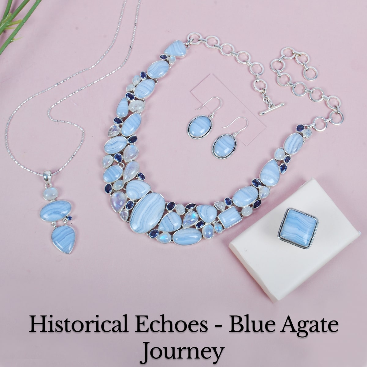 Blue agate history