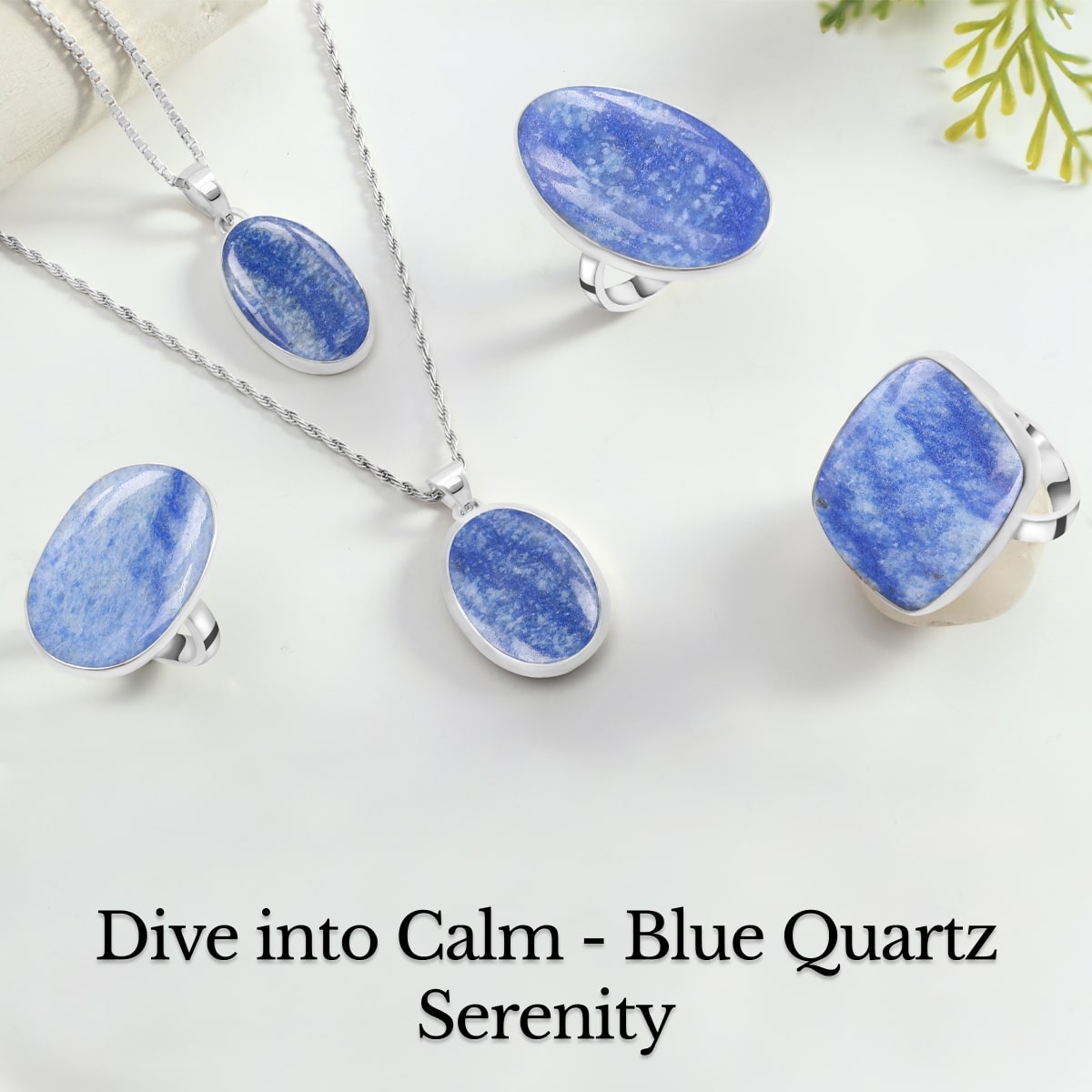 Blue Quartz Tranquility: A Serene Dive into Calm Blue Waters Blue Quartz