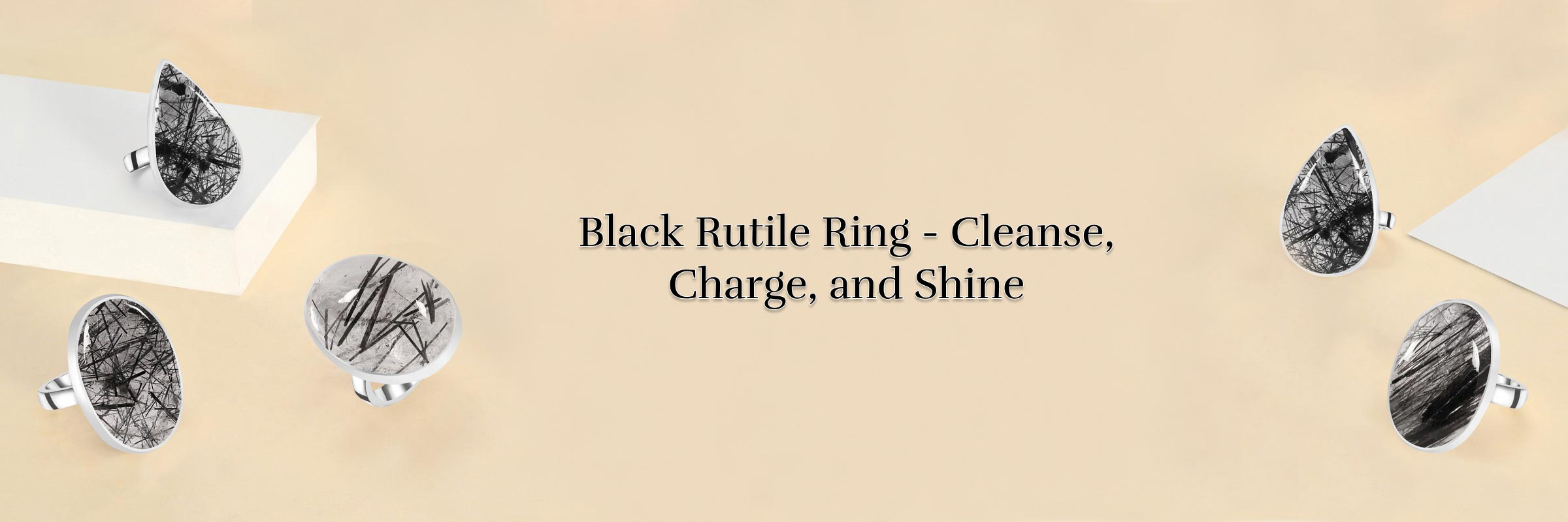 How to Clean and Care for Your Black Rutile Ring