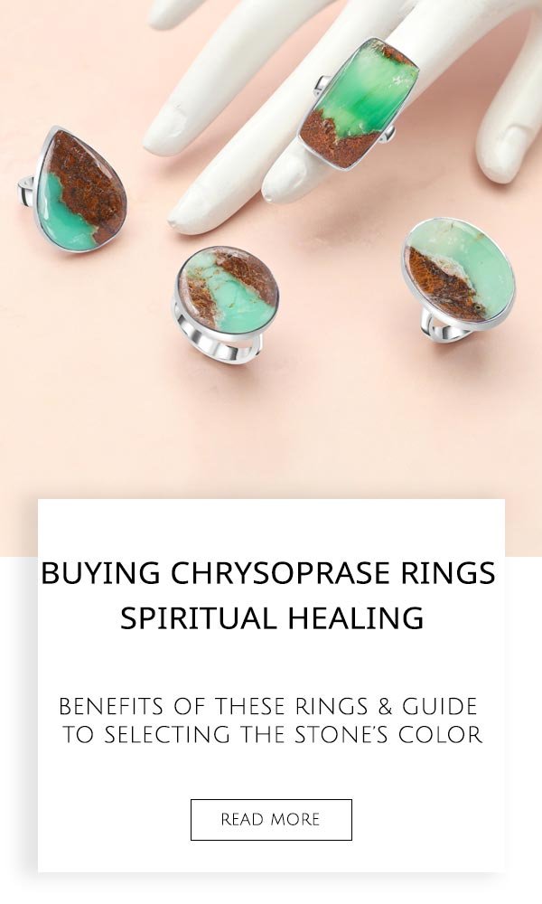 Chrysoprase Rings