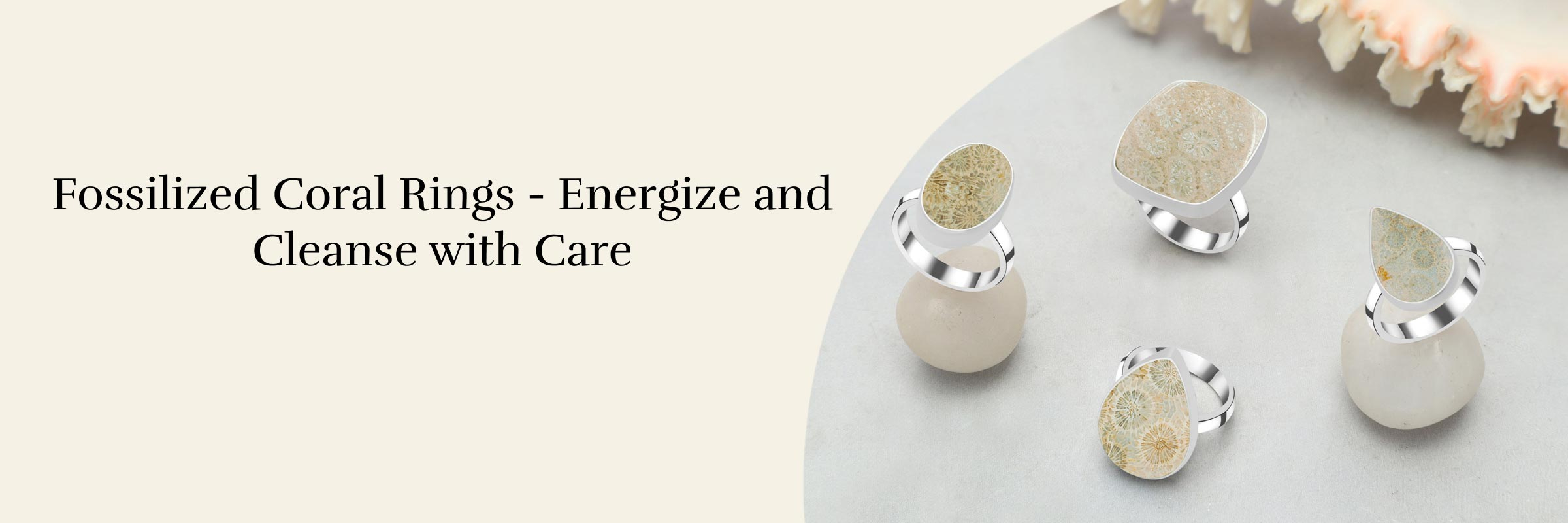 How to Cleanse and Charge Your Fossilized Coral Ring
