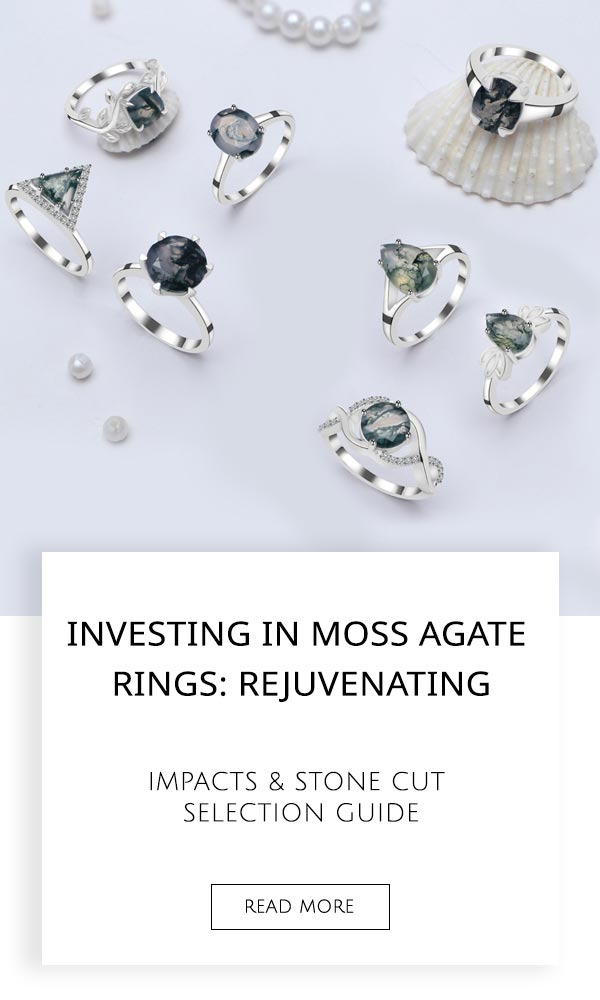 Moss Agate Rings