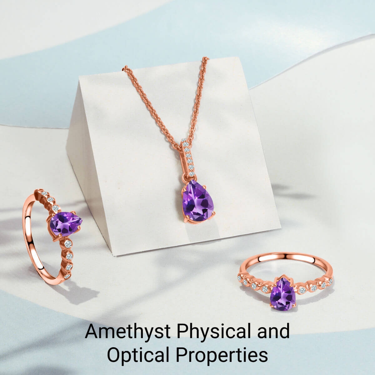 Physical and Optical Properties of Amethyst Gemstones