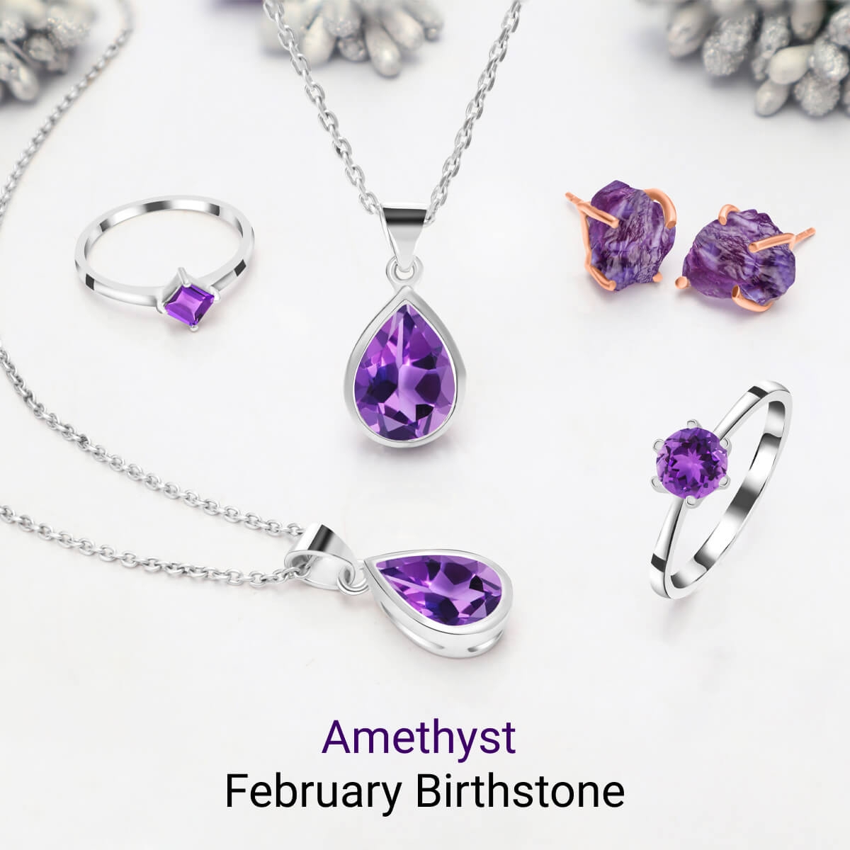 February birthstone amethyst