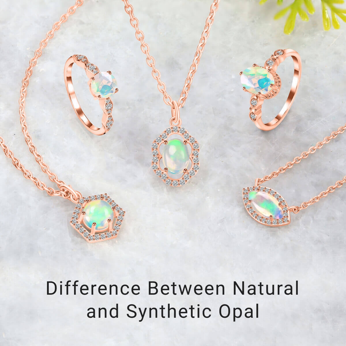 How to differentiate between natural opal and synthetic opal