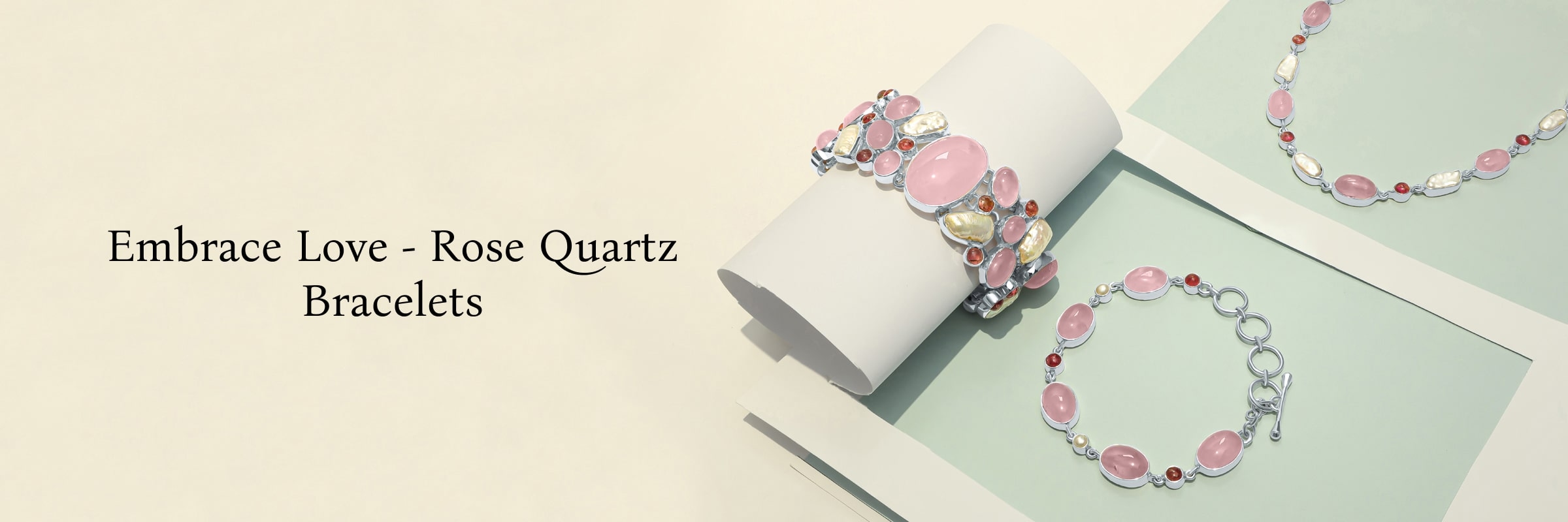Enchanting Rose Quartz Bracelets at Rananjay Exports Rose Quartz Bracelets