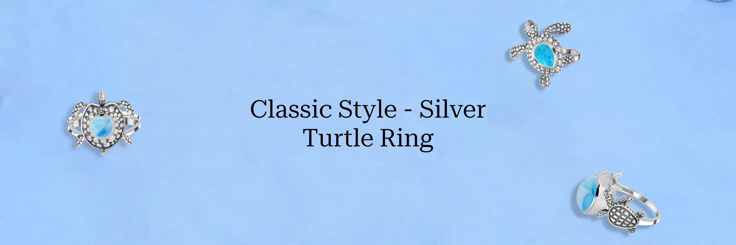 Plain Silver Turtle Ring