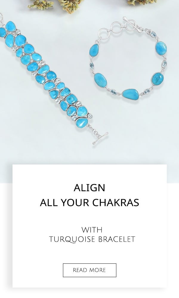 Chakras with Turquoise Bracelet