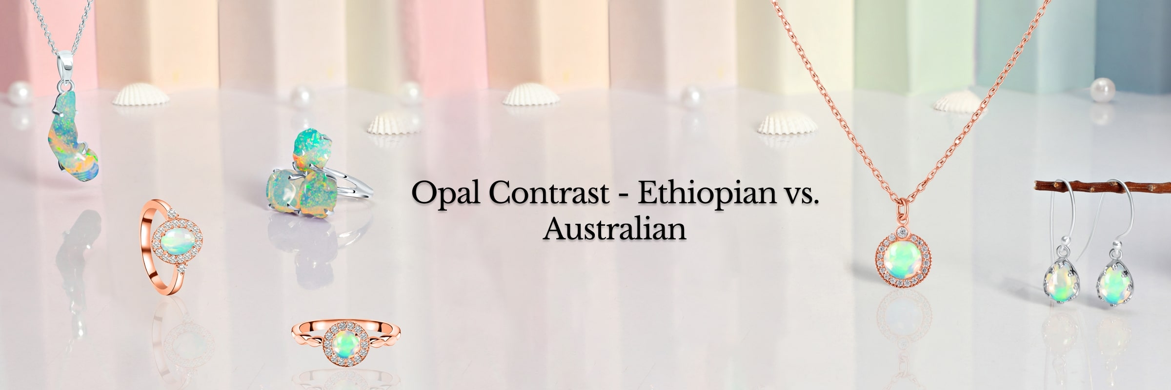Ethiopian opal and Australian opal