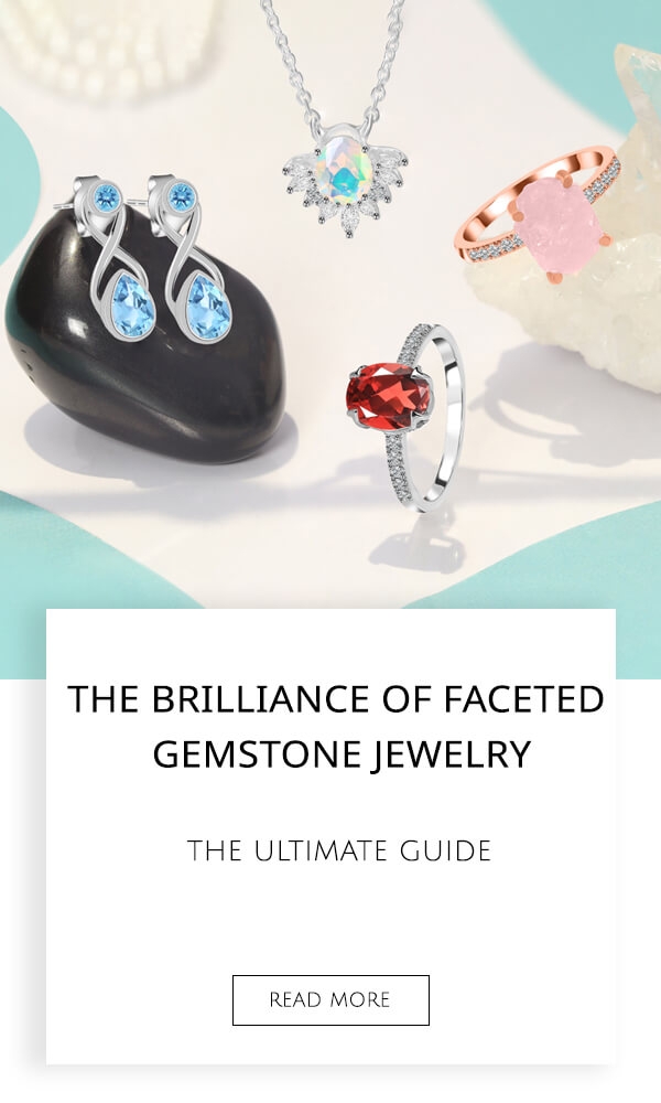 Faceted Gemstone Jewelry