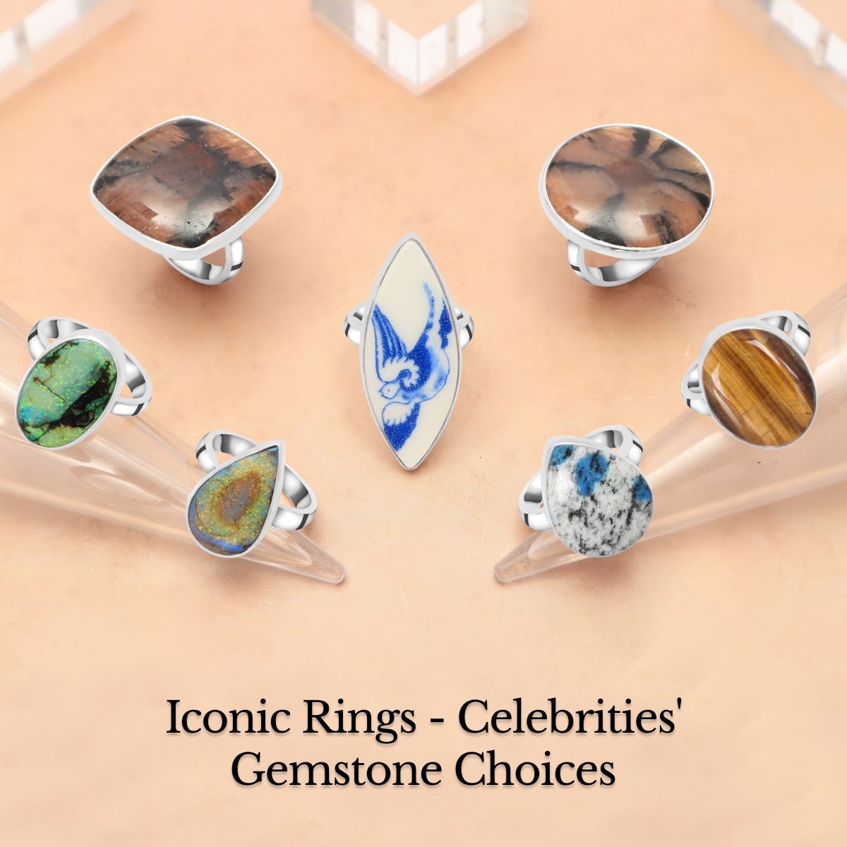Most Iconic Gemstone Rings Worn by Celebrities Across Decades Gemstone Rings Worn by Celebrities