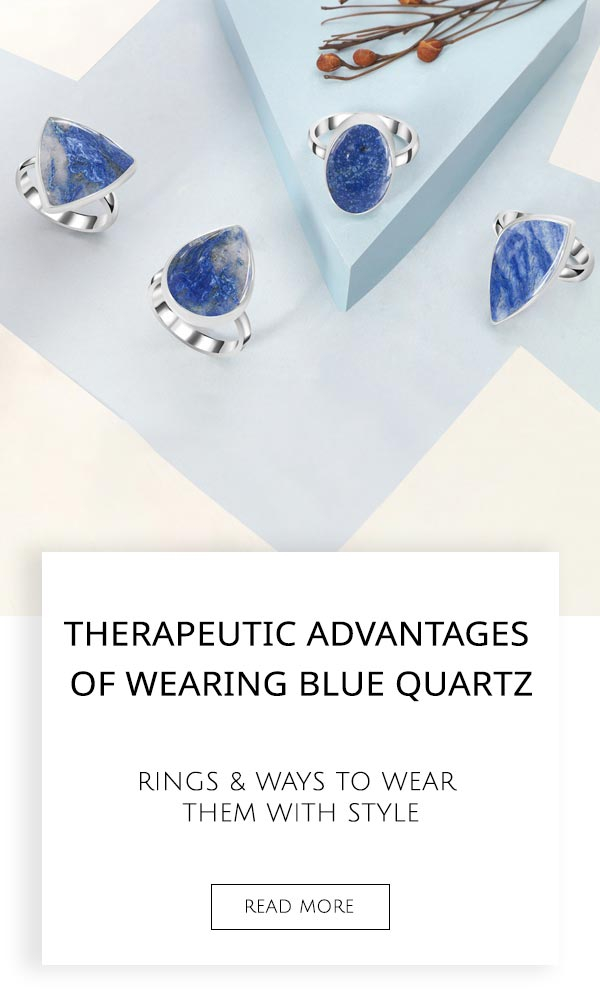 Blue Quartz Rings