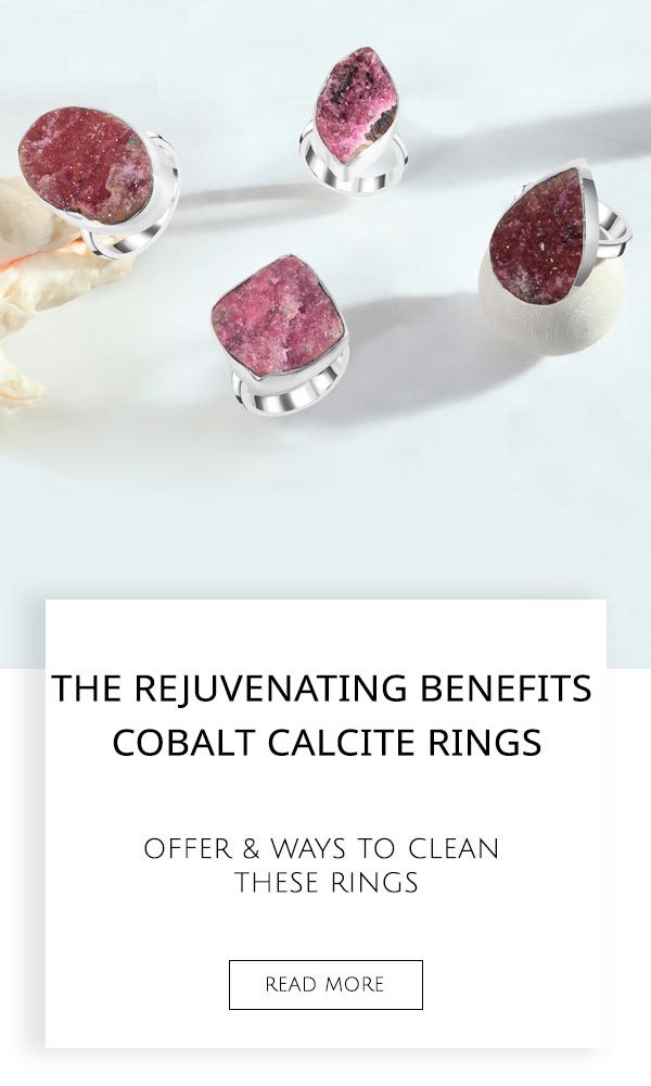 Cobalt Calcite Rings