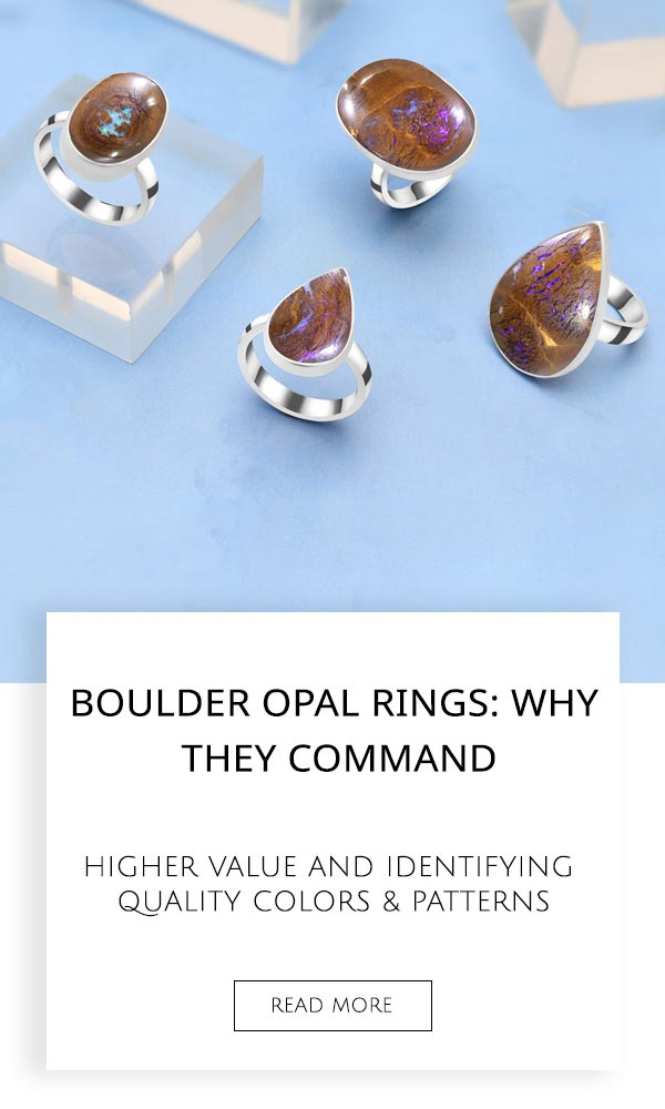 Boulder Opal Rings