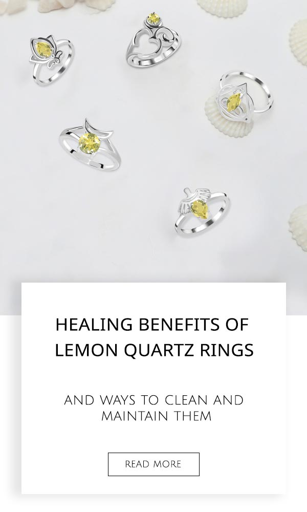 Healing Benefits of Lemon Quartz Rings