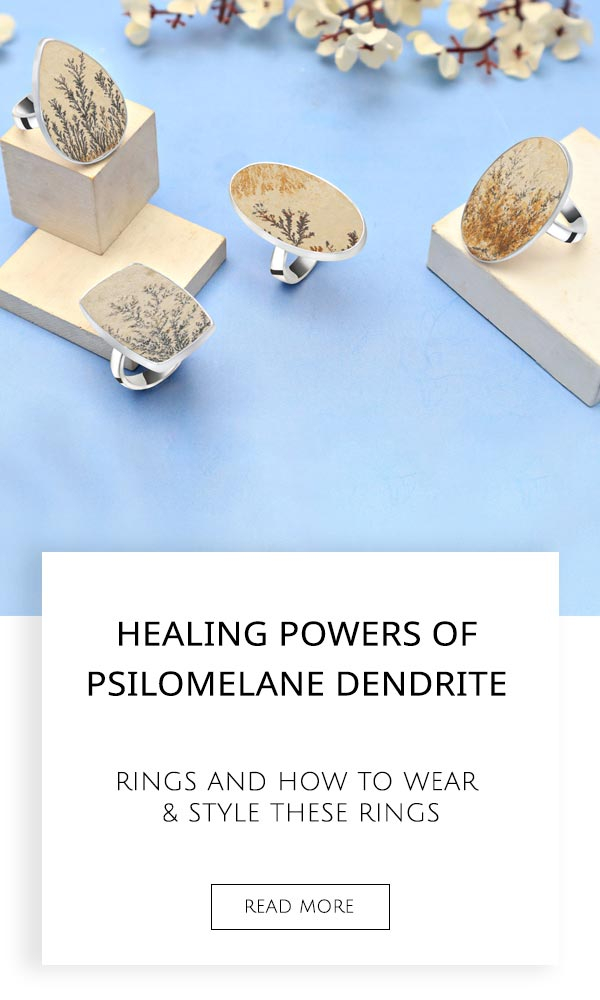 Psilomelane Dendrite Rings