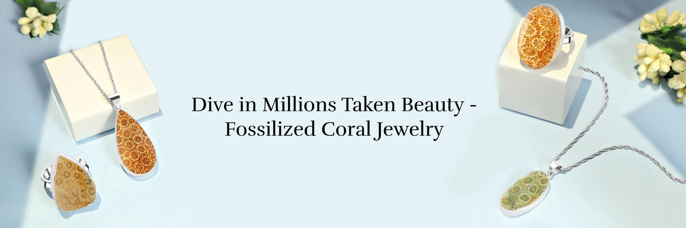 Fossilized Coral Jewelry