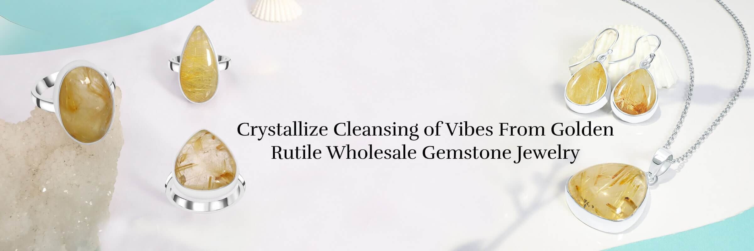 Purify Your Aura with Golden Rutile Wholesale Gemstone Jewelry