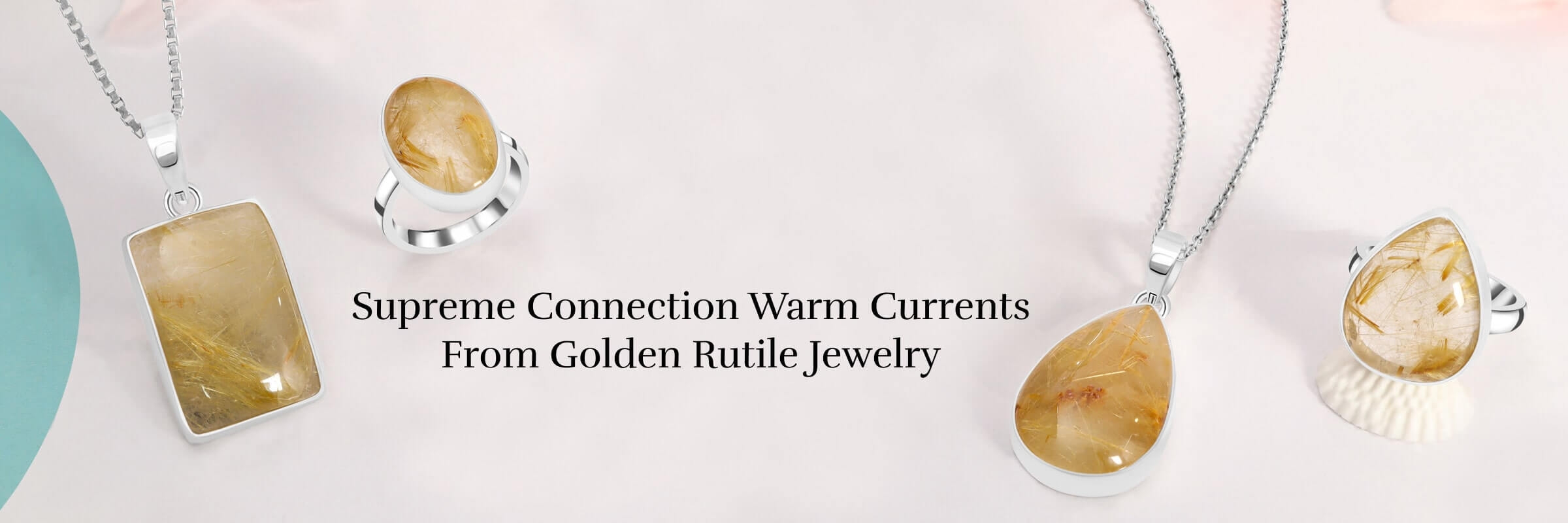Spiritual Therapy from Golden Rutile's Jewelry Spiritual Therapy from Golden Rutile's Jewelry