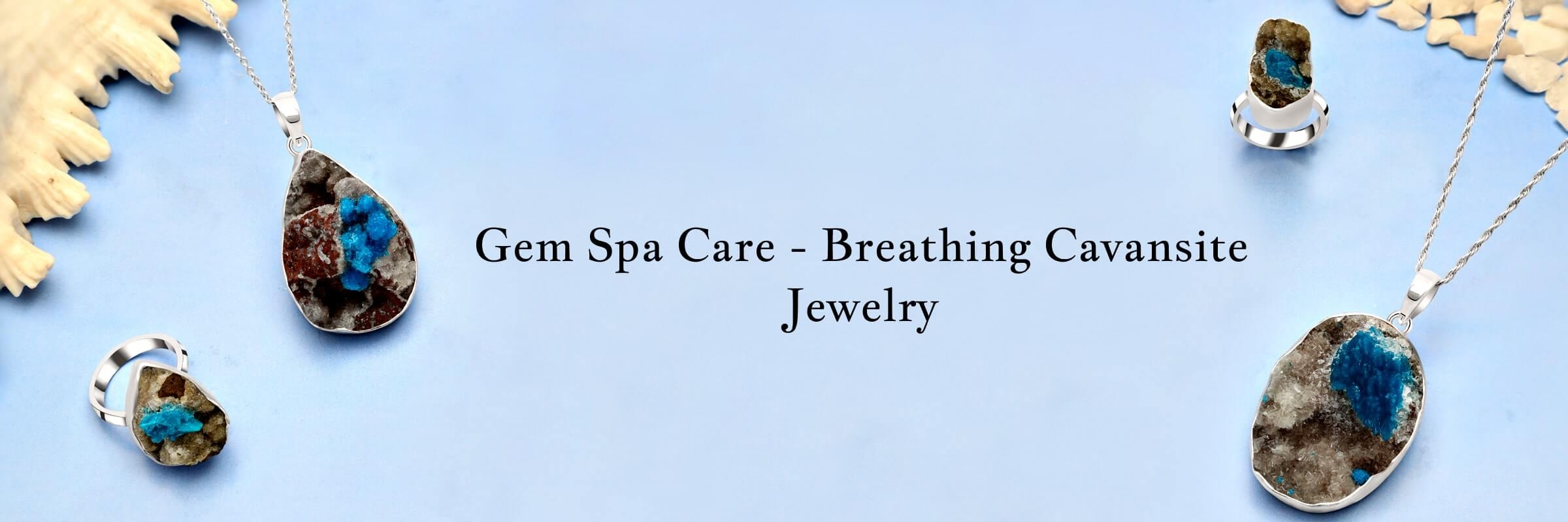 Pampering & Charging Of Cavansite Jewelry