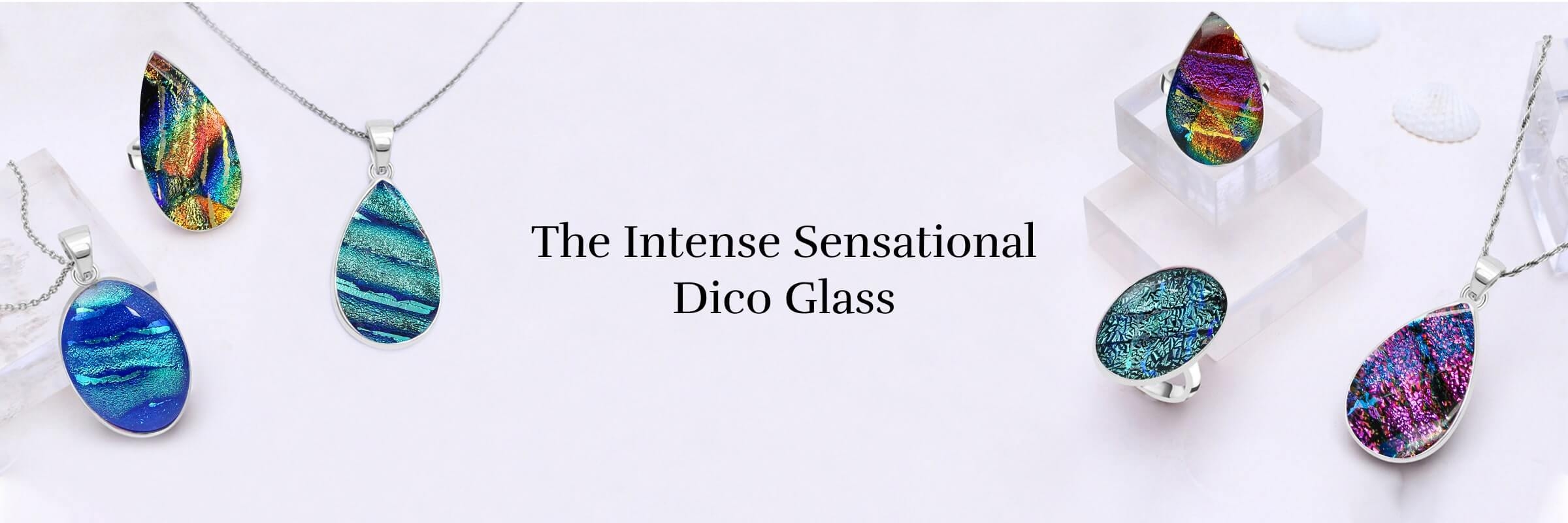 Emotional Healing of Dico Glass Gemstone