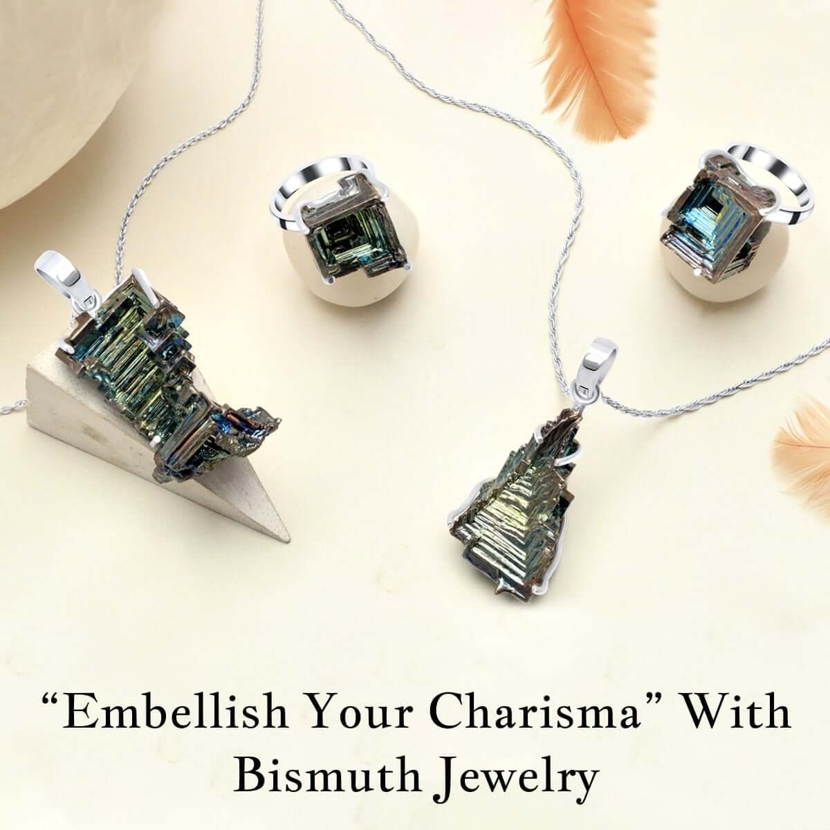Bismuth jewelry
