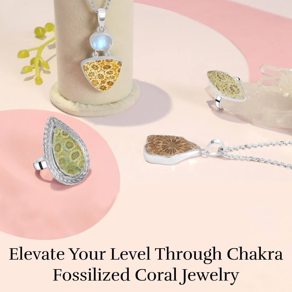 Activate Your Chakras with Unique Fossilized Coral Jewelry