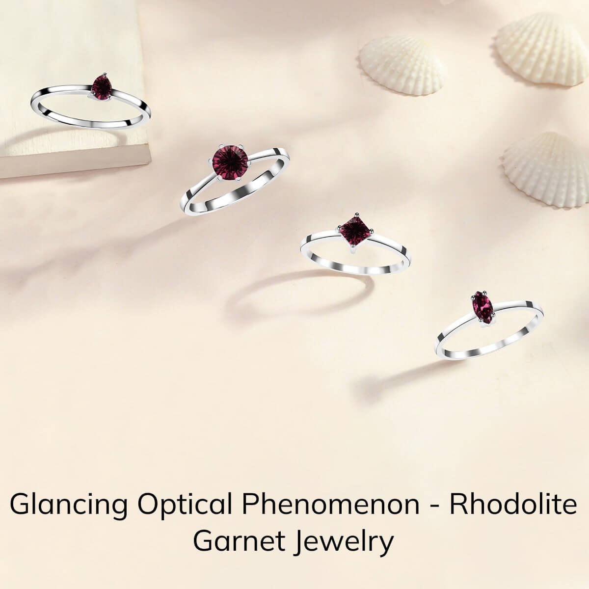 Color Spectrum of Rhodolite Garnet Gemstone Jewelry