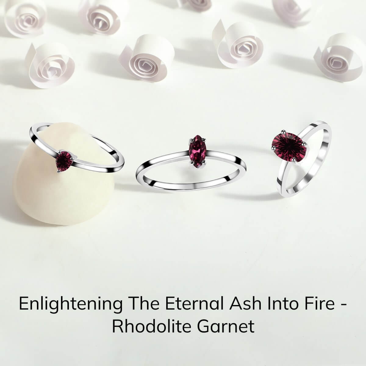 Awake Your Hidden Creativity with Rhodolite Garnet Minimalist Jewelry Collection