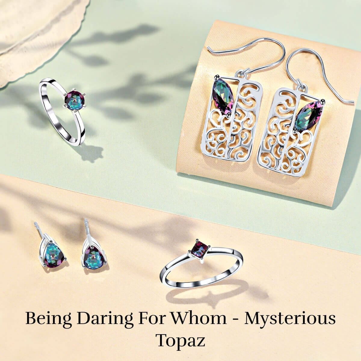 Who should not wear mystic topaz gemstone jewelry