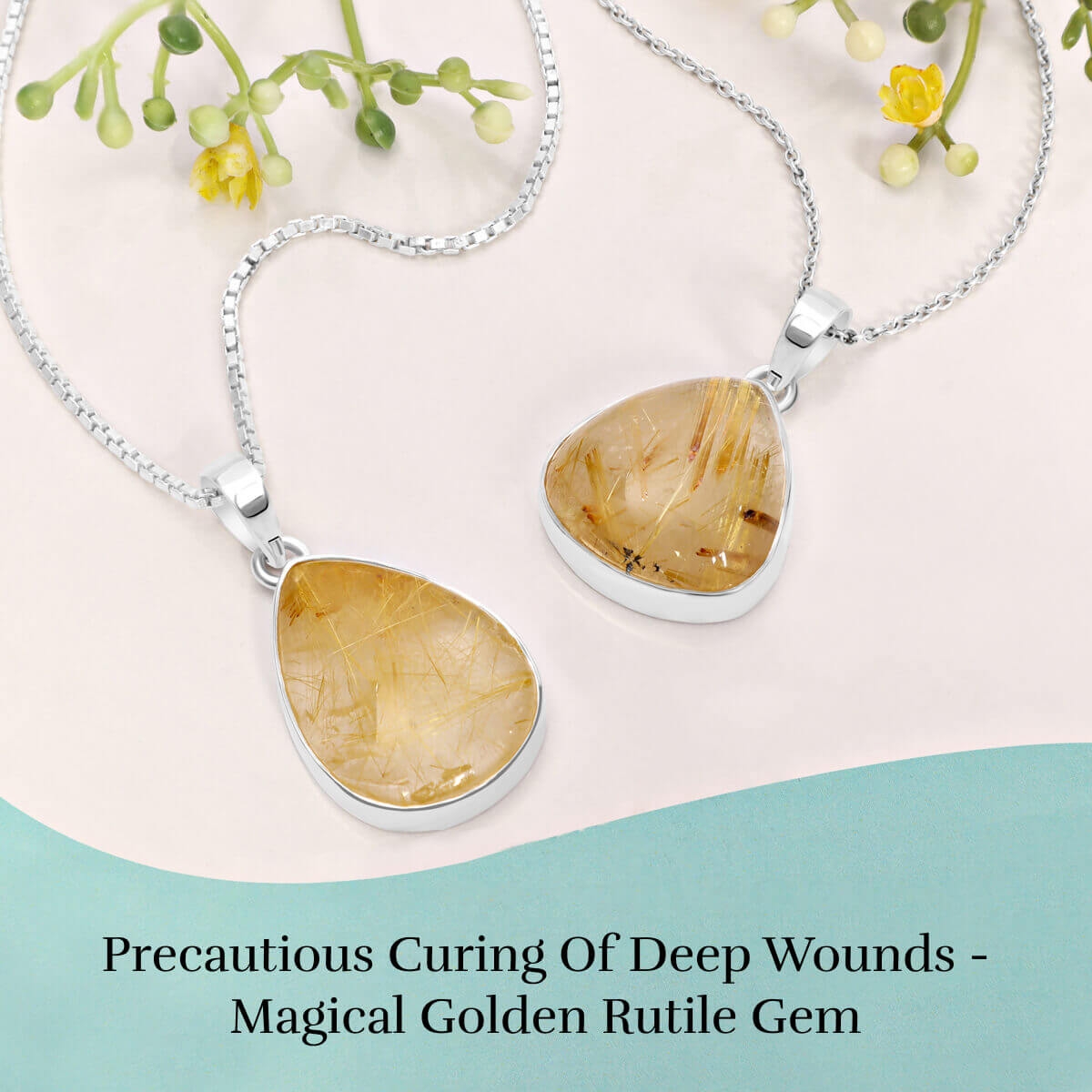 Physical Recovery from Golden Rutile Gem