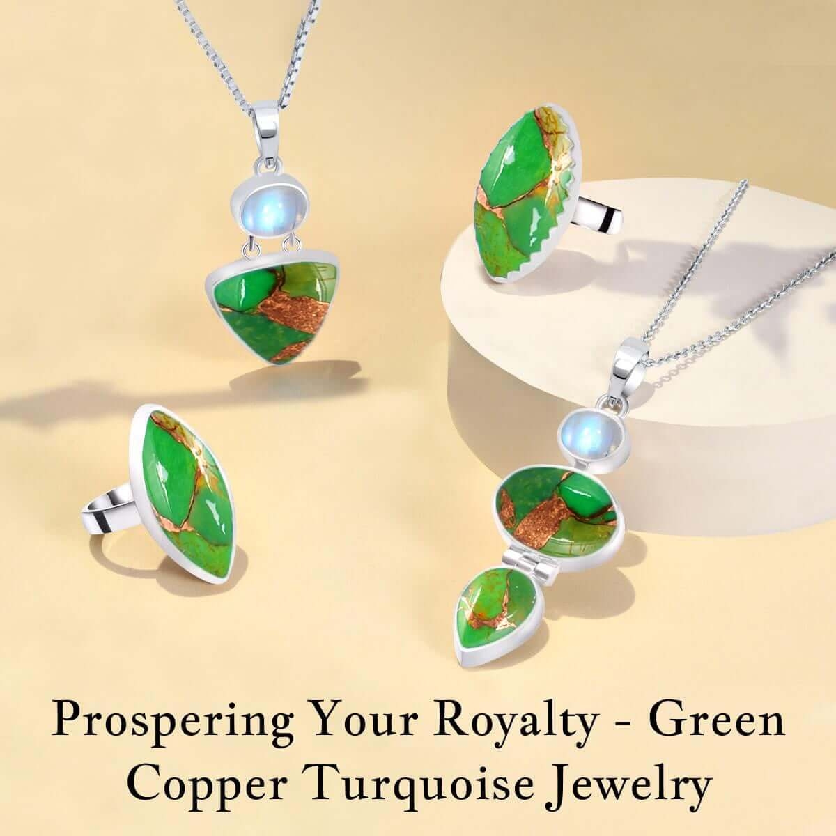 Green Copper Turquoise Jewelry