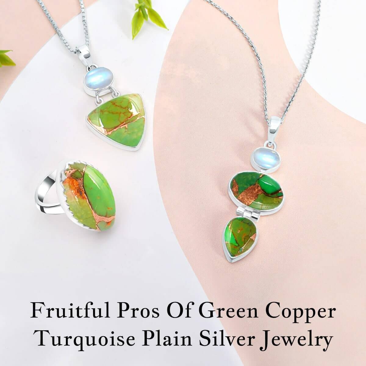 Benefits of Green Copper Turquoise Plain Silver Jewelry
