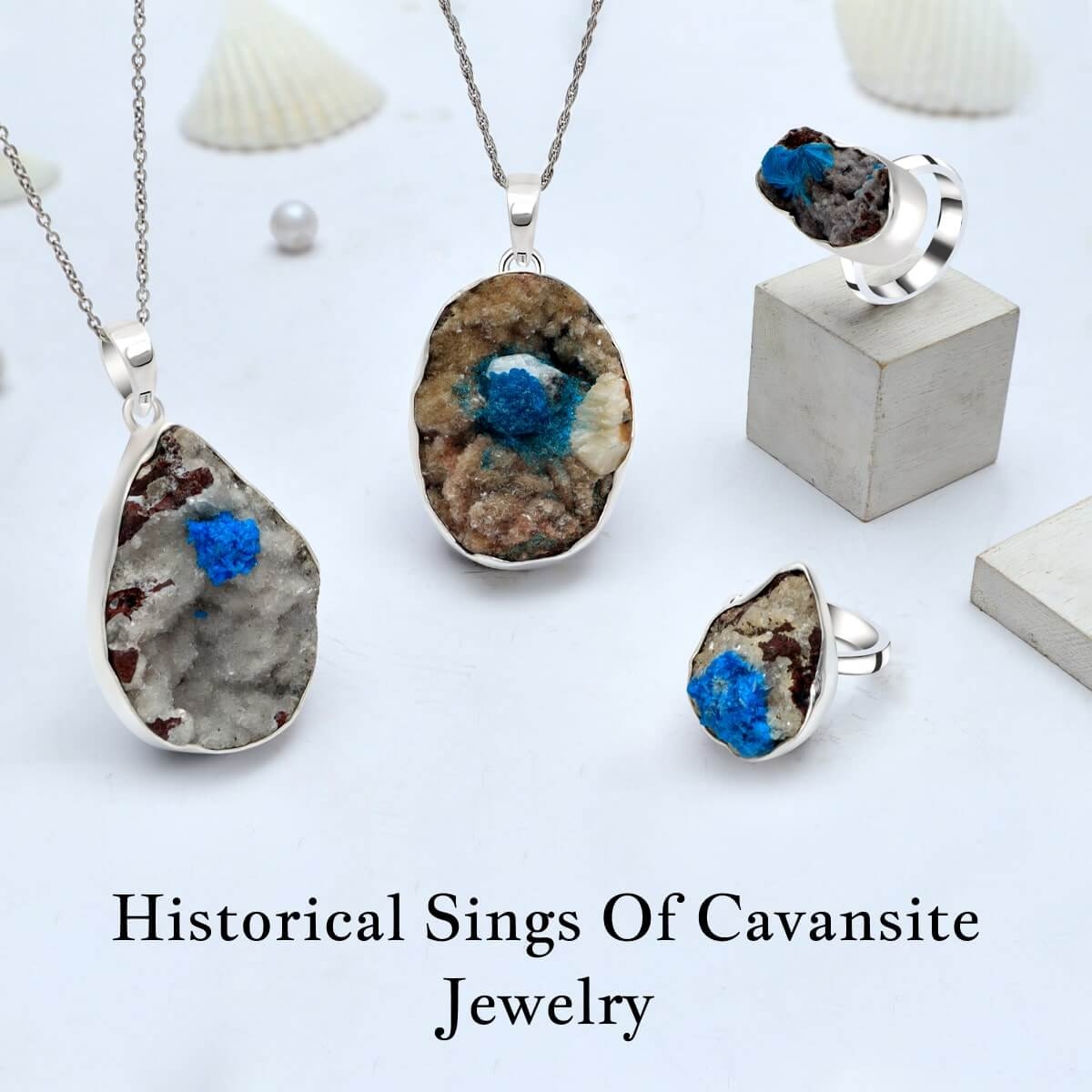 Past Era Says of Cavansite Jewelry